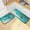 Boats in Turquoise Sea, variant on Dailycode 2 Pcs Kitchen Rug Set Non Slip Absorbent Soft Floor Mats for Kitchen Bathroom Cute Christmas Snowman 19.7"x27.6"+19.7"x47.2"