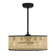 thumbnail image 3 of Astoria 4-Light Fandelier in Matte Black, 3 of 5