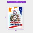 thumbnail image 5 of I'm a Ragdoll Dad and a Veteran, Nothing Scares me Happy Father's Day 5x7in Folded Greeting Card Cat Lover Kitten Owner Gifts Idea Single Note Card with Envelope - 00006, 5 of 5