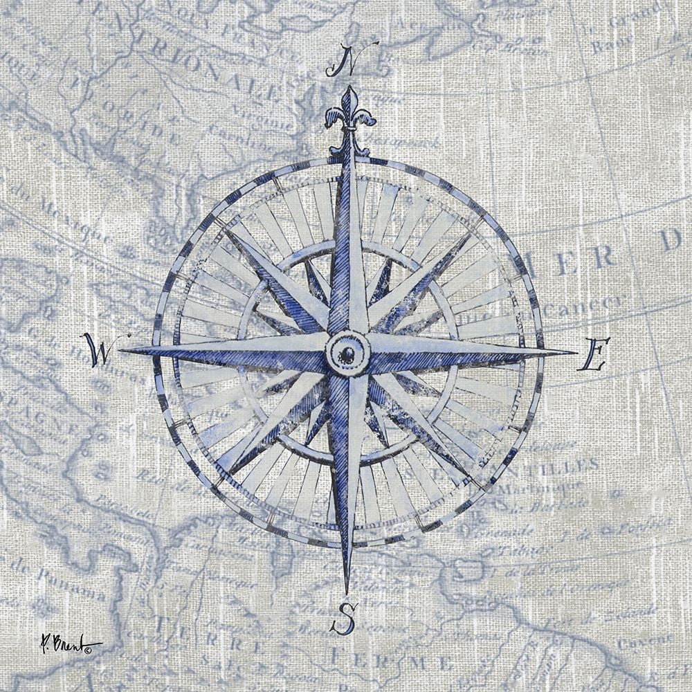 Vintage Nautical II Poster Print by Paul Brent