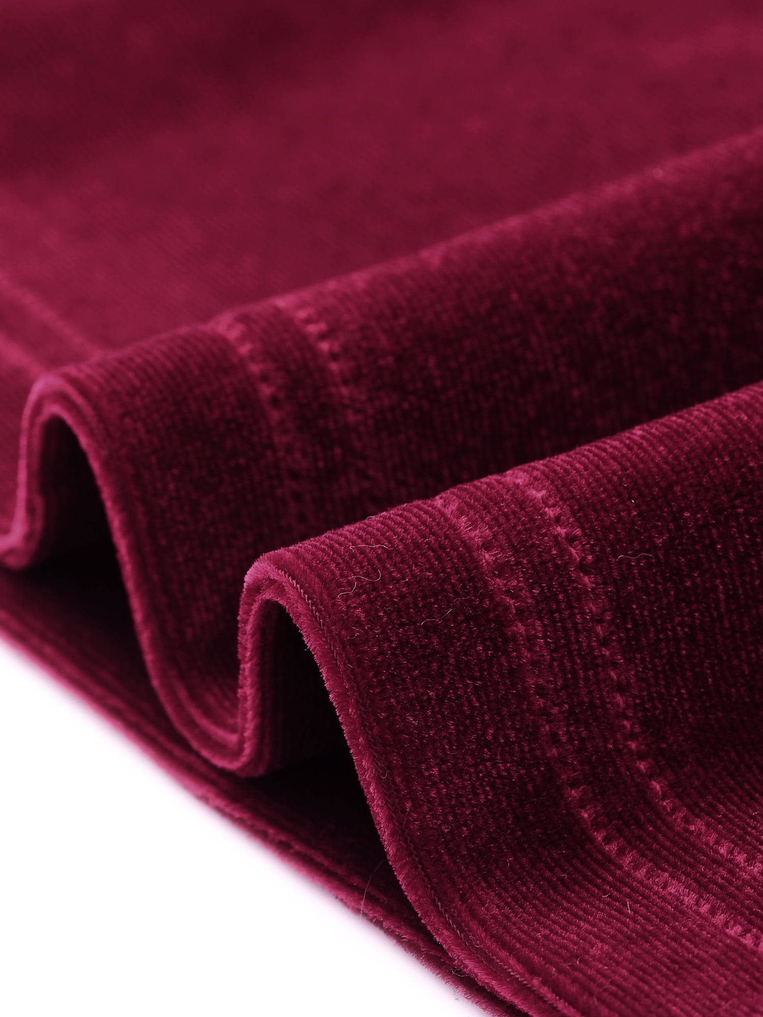 DARING DIVA Tie Waist Long Sleeve V Neck Blouse S Burgundy