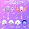 thumbnail image 4 of Bubble Wand Hugeway Princess Magic, paquete de 2, para niños, con luz, 4 of 6