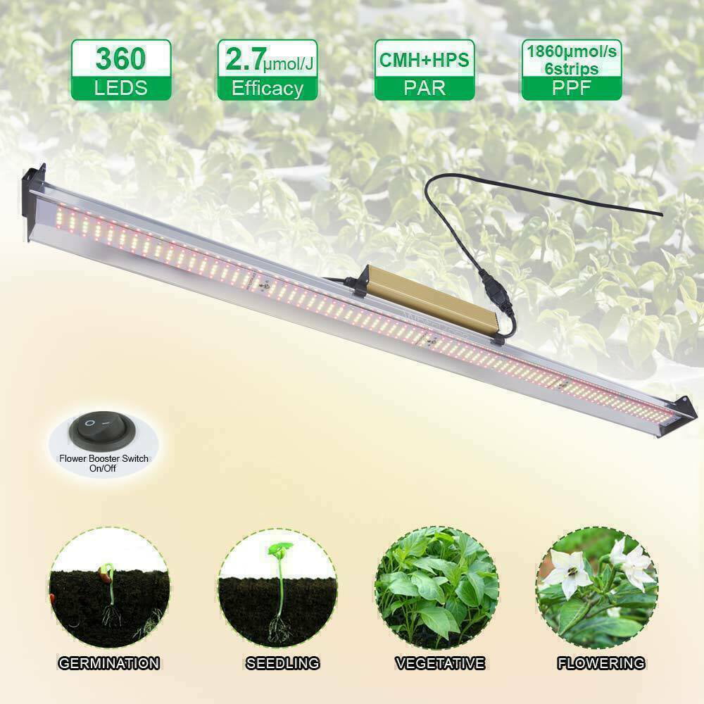 Details about   1500W LED Grow Light Full Spectrum For Indoor Greenhouse Flower Plants US STOCK 