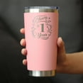 thumbnail image 3 of Bevvee Insulated Travel Tumbler 20 oz Cheers 1 Year Gifts for Anniversary Celebrations Tumblers, 3 of 4