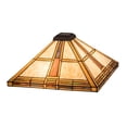 thumbnail image 2 of Meyda Tiffany 141884 Square Prairie 8.25" Tall Lamp Shade, 2 of 5