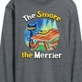 thumbnail image 3 of Pete The Cat - The Smore The Merrier - Men's Long Sleeve T-Shirt, 3 of 6