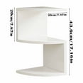 thumbnail image 3 of Ckraxd Wooden Corner Shelf No Punch Wall Organizer for Bedroom, Living Room, Bookshelf, Kitchen Cabinet Storage, 3 of 6