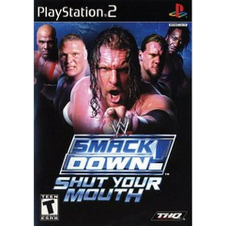 WWE Smackdown Shut Your Mouth - PS2 Playstation 2 (Best Smackdown Vs Raw Game Ps2)