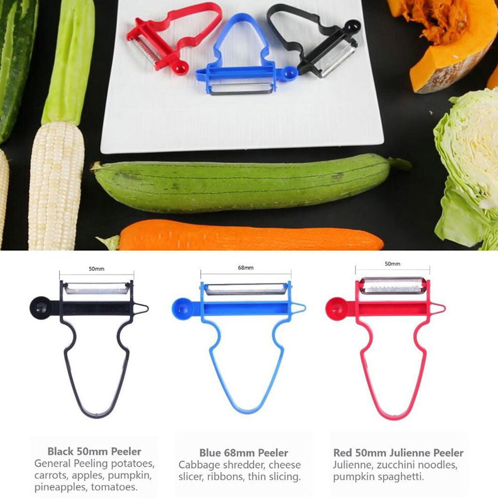 NEW 2019 Professional Magic Trio Peeler Vegetable Fruit Julienne Set of 3 Tool 
