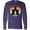 Purple, variant on Inktastic Saxophone Music Vintage Band Long Sleeve T-Shirt