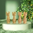 thumbnail image 2 of veasfak 4 Pcs/Set Kitten Cartoon Clip Clothes Pin Multi Use Photo Holder Portable Drying Yellow, 2 of 5