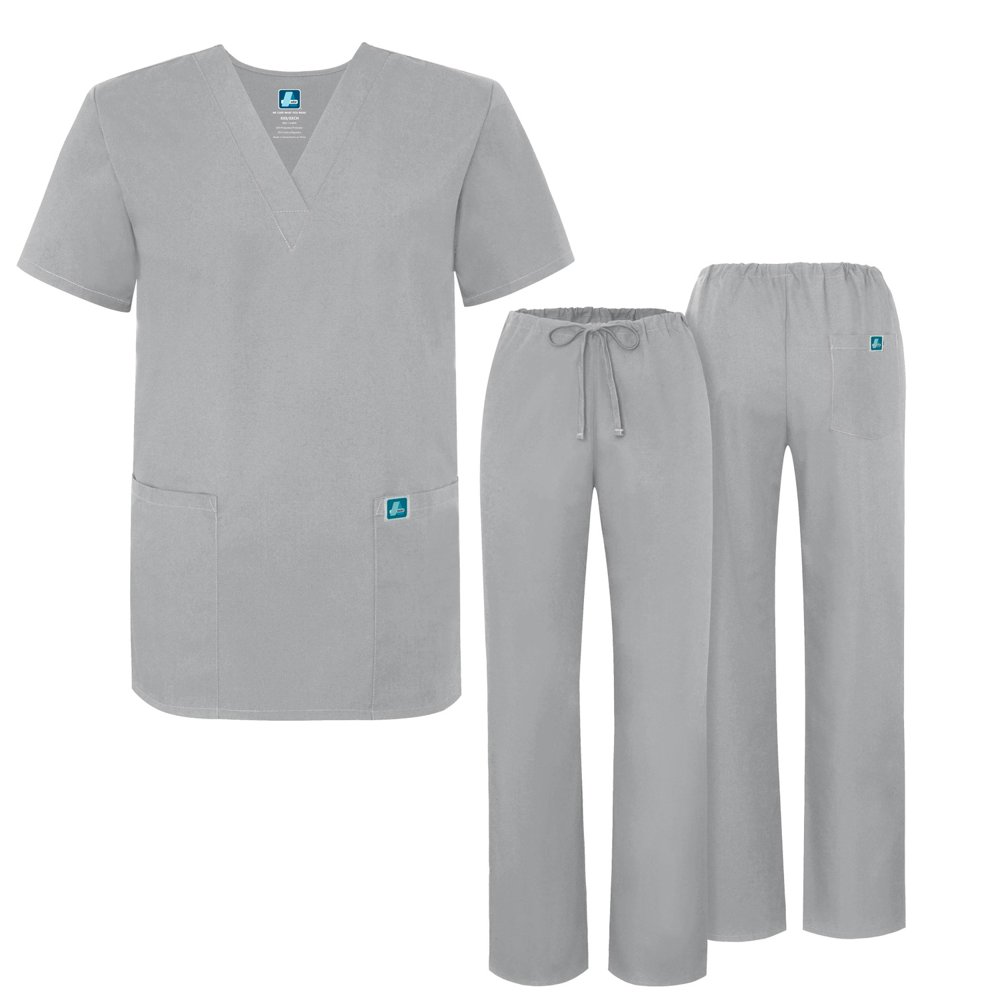 Adar Adar Mens Medical Scrubs Set Medical Uniforms Roomy Fit 701