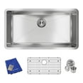 thumbnail image 2 of Elkay Crosstown 16 Gauge Stainless Steel 32-1/2" x 18" x 10", Single Bowl Undermount Sink Kit, 2 of 2