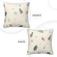 thumbnail image 3 of Square Throw Pillow Covers with Core, Red Fruit Beige Illustration Pillows for Sofa Beds, 16"x16", 3 of 9