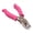 Rose Red, variant on Opvise Bright Colors Single Hole Punch with Ergonomic Silicone Handle Compact Adults Paper Punch Office Supplies