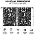 thumbnail image 2 of Blackout Kids Curtains,Black Gothic Cat Bee Pattern Childrens Insulated Curtains Set Of 2,Bedroom Essentials,Toddler Room Decor 42x54in(106x137cm), 2 of 5