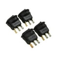 thumbnail image 4 of 4Pcs DC12V Waterproof ON/OFF Car Round Rocker Dot LED Light Toggle Switches, 4 of 6