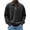Black, variant on Blekii Men's Washed Imitation Denim Long Sleeve Golf Shirts for Men Dry Fit - Solid Color Pullover, Button Placket Design - Perfect for Casual Friday, Weekend Golf, Business Casual,