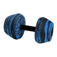 thumbnail image 2 of Luwecf Aquatic Exercise Dumbbell Men Women Professional Portable EVA Water Dumbbell Blue Black, 2 of 9