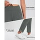 thumbnail image 4 of Pantalones BALEAF con forro polar impermeables para mujer, color gris M, 4 of 7