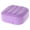 Violet, variant on Yammee Mini Soap Box Bathroom Dish Plate for Case Home Shower Travel Holder Container Soap Container Boxes Soap Dispenser Decor