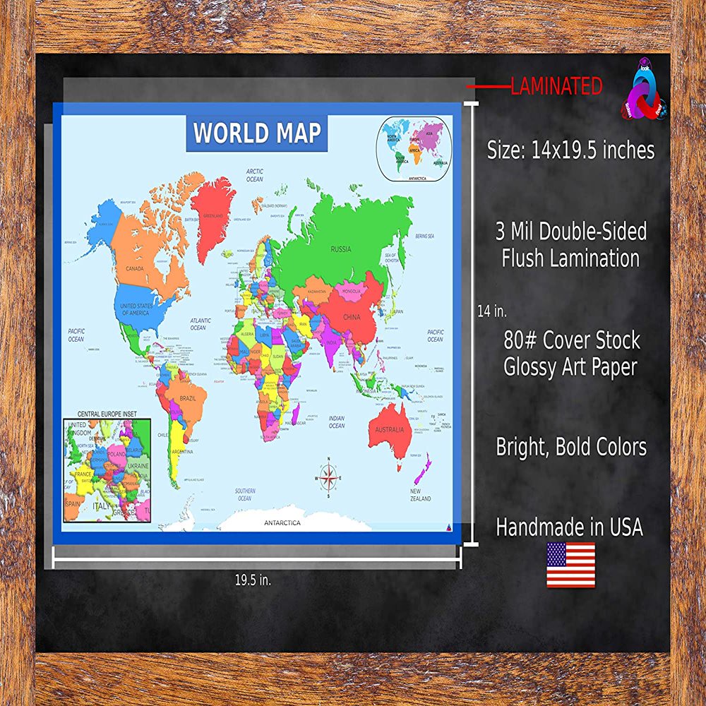 Inset Map For Kids Pacific Ocean Map