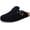 Black, variant on Suede Clogs for Mens Womens Genuine Leather Clogs Adjustable Buckle Cork Footbed Sandals Brown