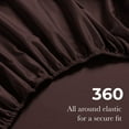 thumbnail image 6 of Superior Egyptian Cotton Deep Pocket 650 TC Sheet Set, Olympic Queen, Plum, 6 of 9