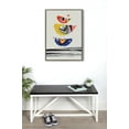 thumbnail image 6 of Kate and Laurel Sylvie The Family Tree Framed Canvas Wall Art by Rachel Lee of My Dream Wall, 23x33 Gray, Adorable Bird Art for Wall, 6 of 7