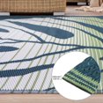 thumbnail image 2 of Dalecroft Green Leaf Reversible Polyweave Outdoor/Beach Mat, 2 of 6