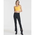thumbnail image 6 of 5 Pack: Women's Soft Knit Ribbed Square Neck Cropped Tank Top - Sleeveless Crop Tops, 6 of 6