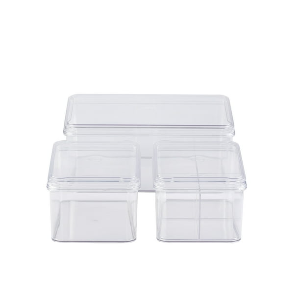 Mainstays 3Piece Food Storage Container Set