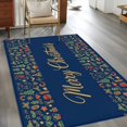 thumbnail image 3 of Christmas Area Rug 3x5 Washable Rug Non Slip Modern Winter Xmas Trees Gifts Navy Blue Large Area Rug Indoor Floor Carpet for Entryway Bedroom Kitchen Living Room Home Office Dining Room Nursery, 3 of 8