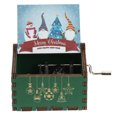 thumbnail image 4 of Funny Mini Christmas Chest Style Music Box Musical Box Christmas Gift Decoration (Green), 4 of 9