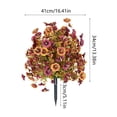 thumbnail image 3 of Morning Glory Eucalyptus Flower Set, Outdoor Garden Stake Artificial Vine, Decor for Porch Planter Home Indoor Use, 3 of 8