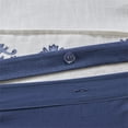 thumbnail image 4 of MADISON PARK SIGNATURE Indigo Sky Faux Linen Comforter Set (Queen), 4 of 15