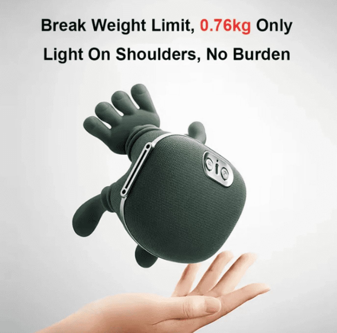 Massage Master for Shoulder, Shiatsu Back and Neck Massager for Neck, Lower Abdominal, discomfort Relief Deep Tissue with 3-Speed Adjustment - Perfect Gifts for Women, Men, Mom and Dad