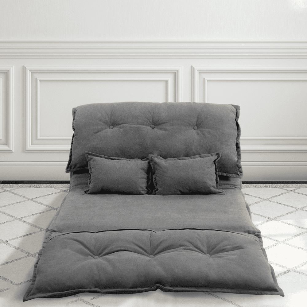 Floor Sofa Bed Cute 2 Pillows Futons Sets Comfortable Adjustable Lazy