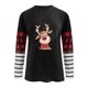 thumbnail image 4 of ICHUANYI Clearance Women Fashion Patchwork Round Neck Christmas Long Sleeves Tops Blouse Pullover Sweatshirt ICHUANYI "ICHUANYI", 4 of 4