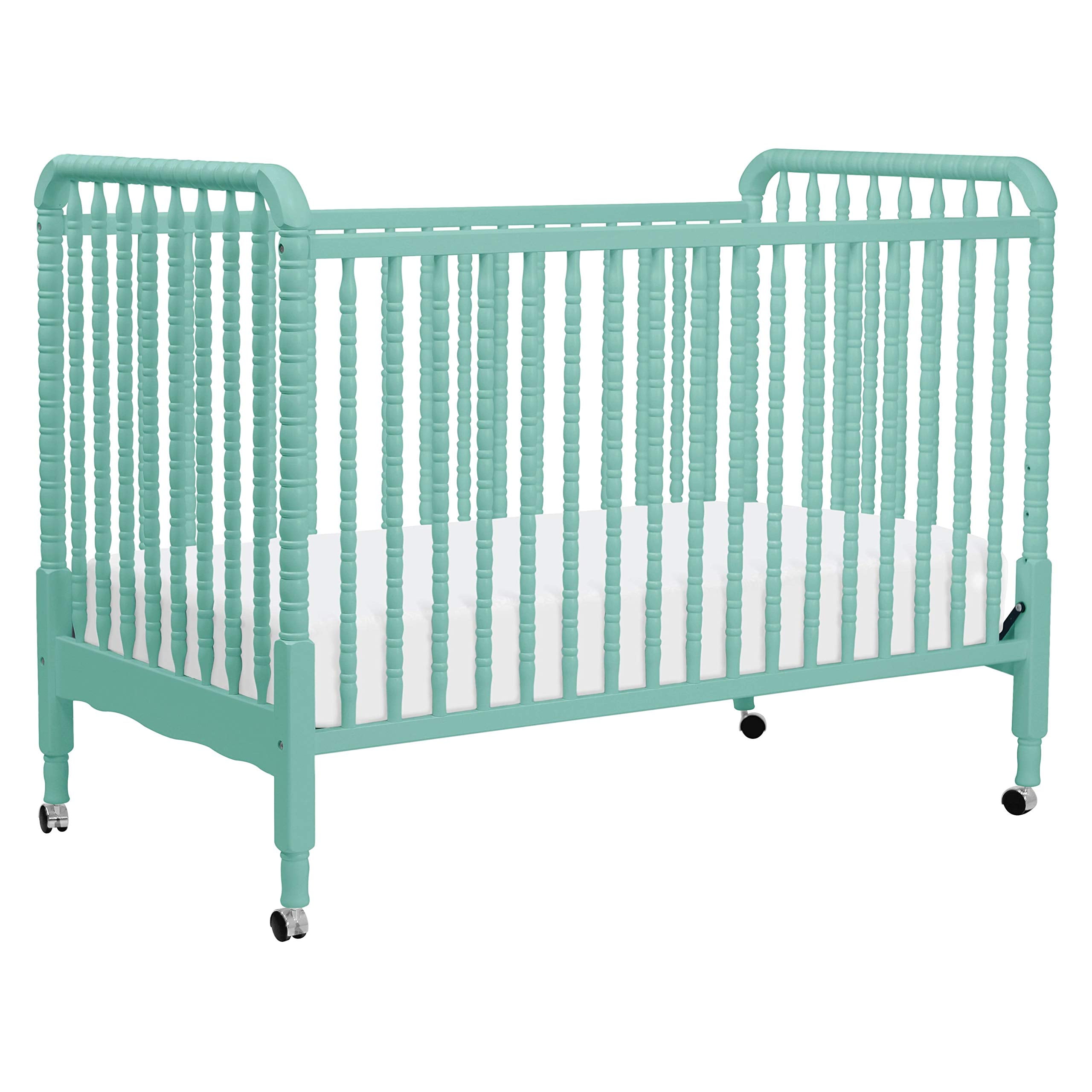 DaVinci Jenny Lind 3-in-1 Convertible Crib in Lagoon, Removable
