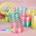thumbnail image 4 of Ressorts Jouets pour Enfants, 3 mini Ressorts Arc-en-Ciel, Ressorts Magiques, mini Ressorts et Accessoires de Fête (Rond), 4 of 5