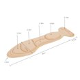 thumbnail image 5 of HLONK Coussinets de Chaussures Découpables avec Inserts de Talon pour Femmes - Abricot, 5 of 5
