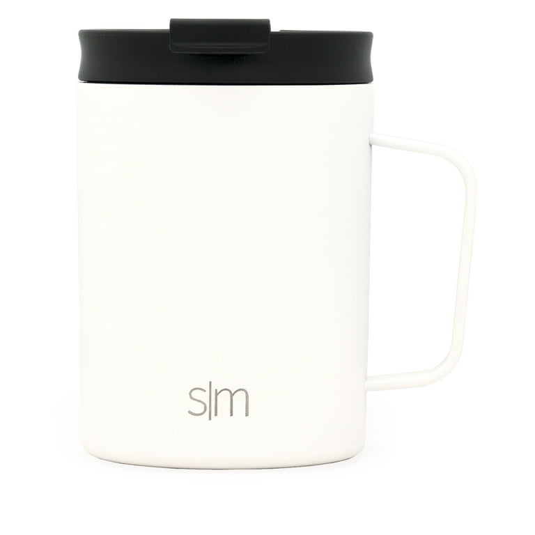 Simple Modern 12oz Scout Coffee Mug Tumbler - Travel Cup for Men & Women  Vacuum Insulated Camping Tea Flask with Lid 18/8 Stainless Steel Hydro  Pattern: Carrara Marble 