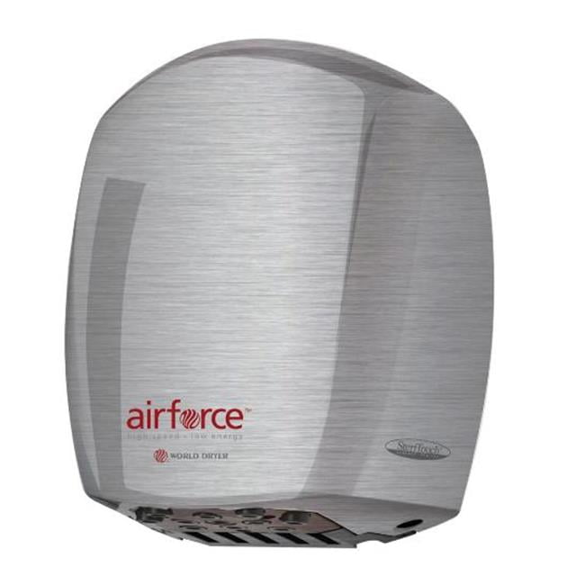 World Dryer J971A3 Airforce, 110120V, Aluminum Brushed Chrome, Hi