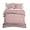 Duvet Set-k Blush Melange, variant on REDEARTH · Jersey Knit Cotton Duvet Cover Set -with 2 Pillow Shams in Super Soft Easy Care Heather Fabric, Zipper Closure, Pure Cotton (Duvet Cover Set King, Blush Melange) Set of 3