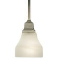 thumbnail image 5 of MEYDA 129072 5 in. Square Bungalow White Alabaster Swirl 1 Light Mini Pendant, 5 of 7