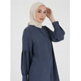 thumbnail image 2 of Light Navy Blue - Button Collar - Tunic - Refka, 2 of 5