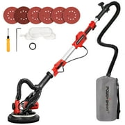 Electric Drywall Sander 120V for Precision Sanding,with LED Strip Light and Dust Bag 900-1800 RPM.