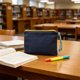 thumbnail image 5 of Monedero pequeño a cuadros para mujer – Organizador portátil de artículos de papelería con múltiples compartimentos para bolígrafos y lápices, estuche de tela para lápices para uso escolar o d, 5 of 6