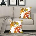 thumbnail image 3 of Dsscvnef Pumpkin Set Autumn Home Atmosphere Decorative Pillow Linen Printed Maple Leaf Pillow, 3 of 3